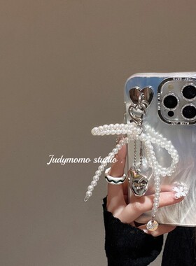 大爱心y37软vivoy76s手链条手机壳y300i适用IQOO13/12/11s/10小众VIVO IQOO9s pro蝴蝶结iqooneo10/z8/Z7x/z9