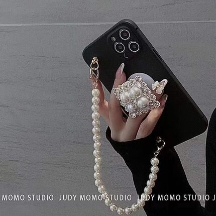 抖音同款oppoA3pro/A5/A2m支架k12s/A58x手机壳OPPOFindx9/7/8/6水钻OPPO Reno15/13/12/11/14珍珠A6A5活力版