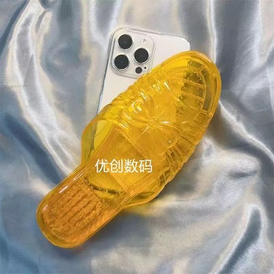 小红书15pro适用iPhone14promax手机壳16水晶鞋13苹果14plus拖鞋1+12巨丑11/10pro好玩13一加ace3pro/2V搞笑5
