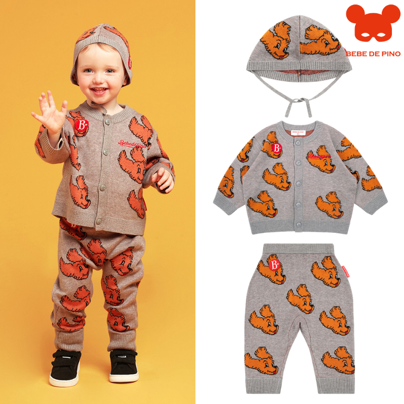 贝贝品诺男女童针织开衫外套