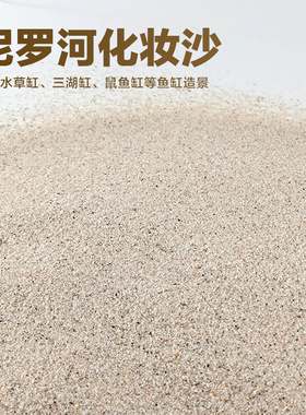 尼罗河沙化妆沙草缸南美缸鼠鱼底砂鱼缸造景底沙河沙黄色细沙水草