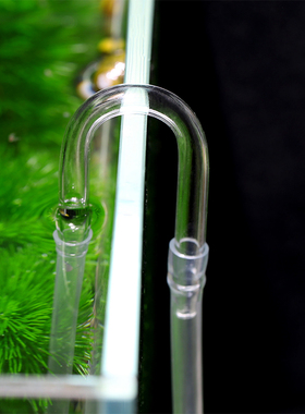鱼缸玻璃U形管CO2不锈钢U型管水草氧气管氧气泵二氧化碳弯管配件