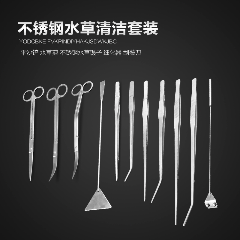 不锈钢刮藻刀剪子镊子墨鱼