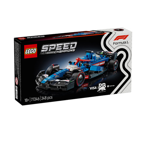 LEGO乐高77246VisaCashAppRB车队VCARB 01 F1® 赛车拼装积木玩具