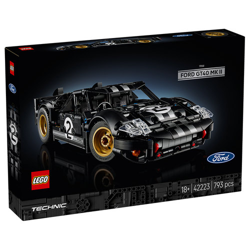 乐高42223福特 GT40 MKII 赛车科技机械组拼搭积木玩具礼物