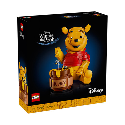 LEGO乐高43300小熊维尼益智拼搭积木儿童模型玩具