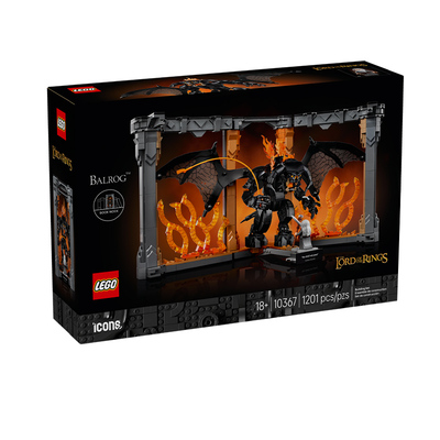 乐高指环王炎魔书架装饰模型