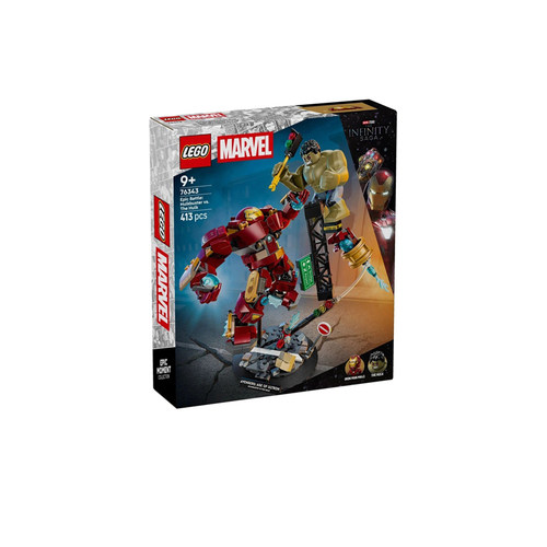 LEGO乐高漫威系列 76343决战名场面：反浩克装甲大战浩克拼搭积木