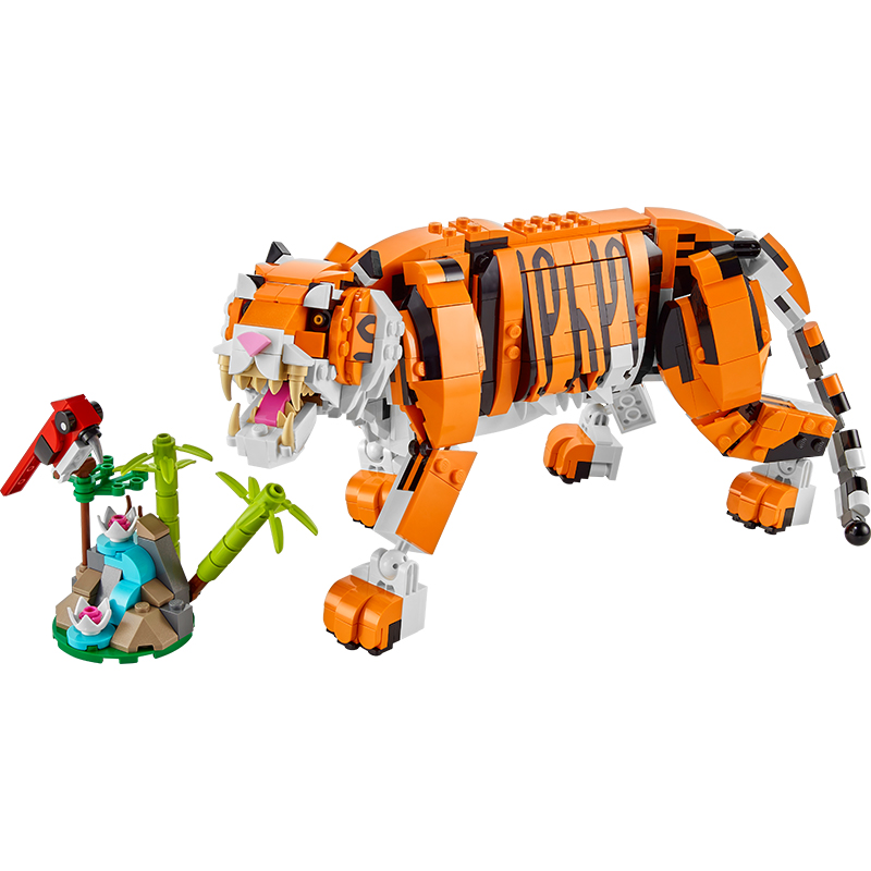LEGO乐高积木玩具31129威武的老虎礼物益智儿童积木玩具礼物 玩具/童车/益智/积木/模型 普通塑料积木 原图主图