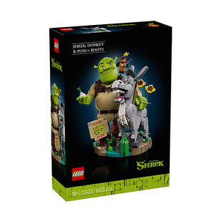 LEGO乐高72423沼泽上的史瑞克三人组拼搭积木玩具礼物正品