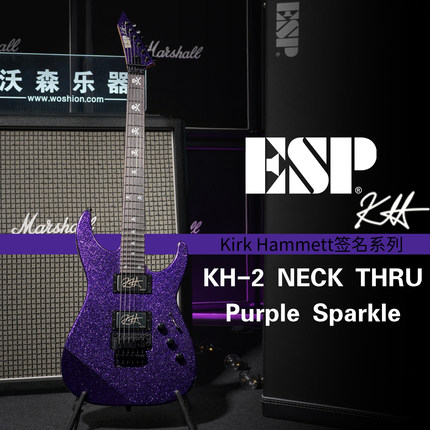 ESP SIGNATURE  METALLLICA KIRK HAMMETT KH-2 Purple Sparkle