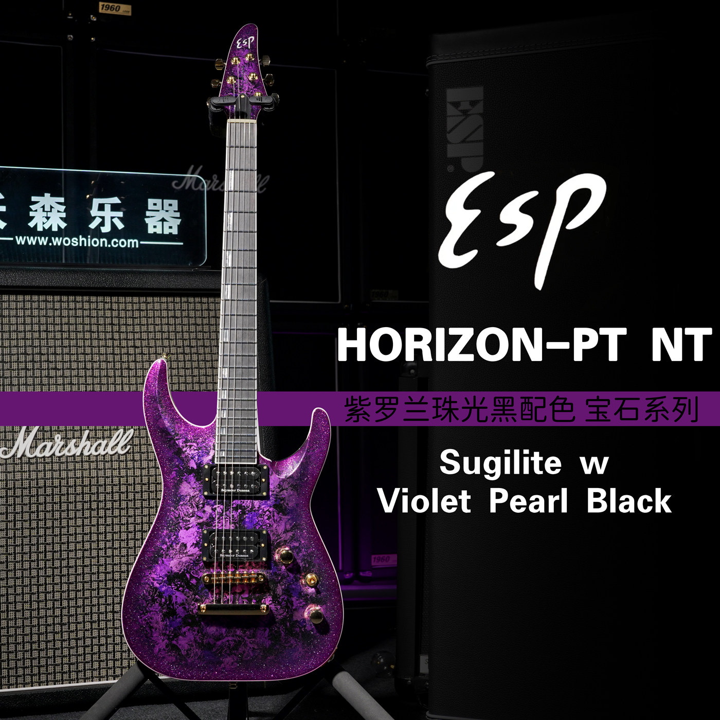 日产ESP ORIGINAL HORIZON-PT NT Sugilite 电吉他