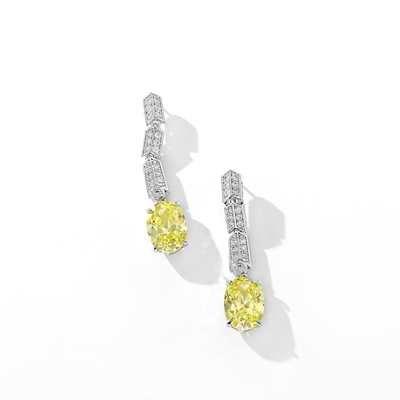 彩宝系列黄色水晶项链耳环手链戒