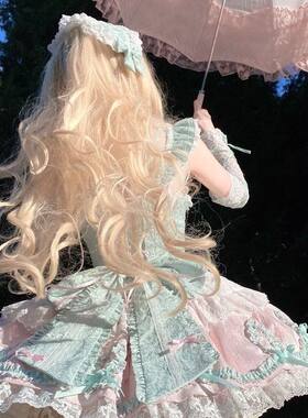 洛丽猫原创LolitaJSK连衣裙 蝴蝶结全款洋装甜美洛丽塔纯色吊带裙