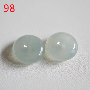 A货天然翡翠玉冰种饱满平安扣吊坠耳环手链戒指