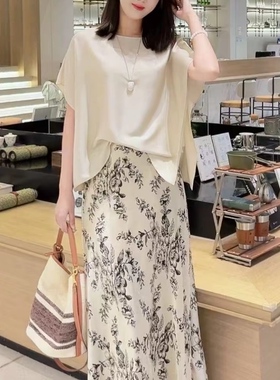 桑蚕丝真丝上衣女 宽松蝙蝠袖设计 轻奢高级感 通勤百搭款