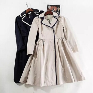 中长款 2折清 束腰式 欧美休闲风精致养眼 风衣外套A3473 晓晓外贸