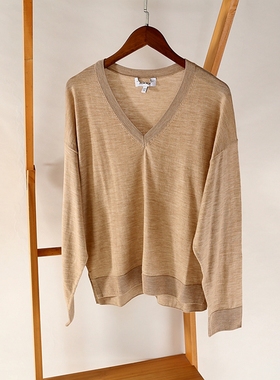 晓晓衣铺   外贸女装  J003孤品系列款羊毛针织衫~Z1381