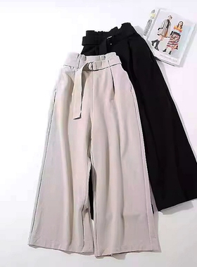 晓晓外贸 百搭实穿 秋冬磨毛加厚 阔腿裤休闲裤 超值！ ~A1798