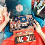 Комплект, помада, кушон, рассыпчатая пудра, тени для век, консилер, база под макияж, набор, полный комплект, подходит для начинающих