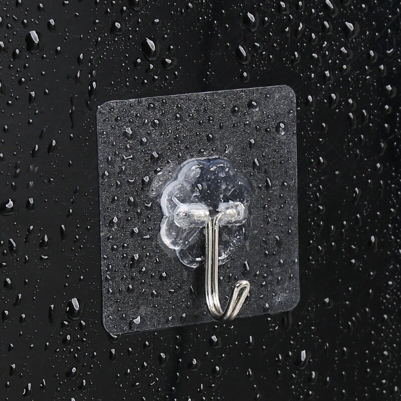 免打孔挂钩墙上挂衣架家用厨房无痕承重门后衣帽钩挂架强力粘钩子