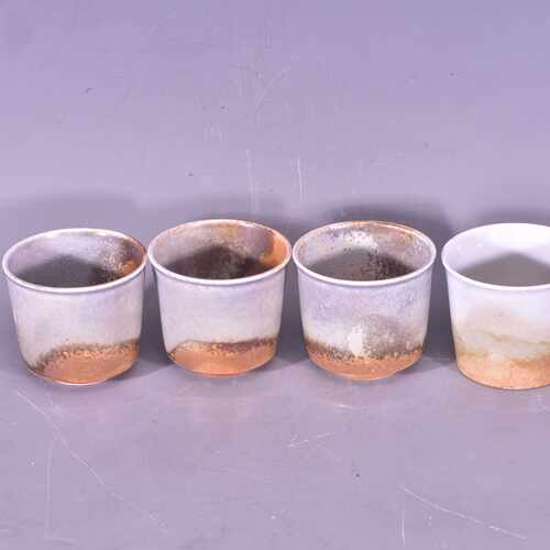 大明成化年制斗彩高士访友图酒杯茶杯