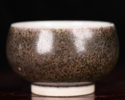 大清康熙督窑官朗廷极督烧窑变红釉绿釉美人醉酒杯茶杯