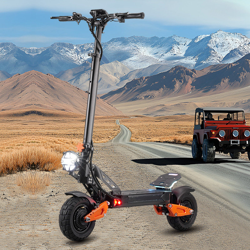 大童户外越野滑板车青年可折叠电动代步车成人上班踏板车超长续航