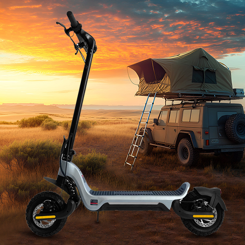 成人电动滑板车青少年可折叠上班代步车学生户外露营越野超长续航