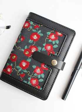 真皮手帐书衣 布艺手工本套 笔记本 定页手帐书皮 hobo md