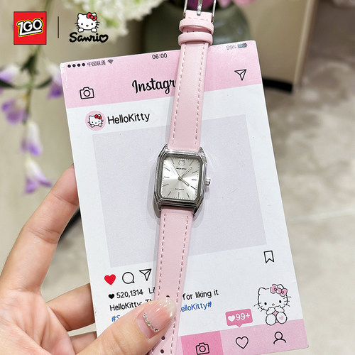 正港三丽鸥HelloKitty手表女高颜值学生初高中生七夕礼物送女朋友