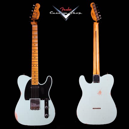 现货Fender Custom Shop 1952 Tele 52 Relic 全新做旧电吉他