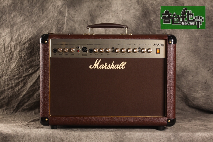 【沈阳音色地带】Marshall AS50D箱琴原声吉他音箱国行现货