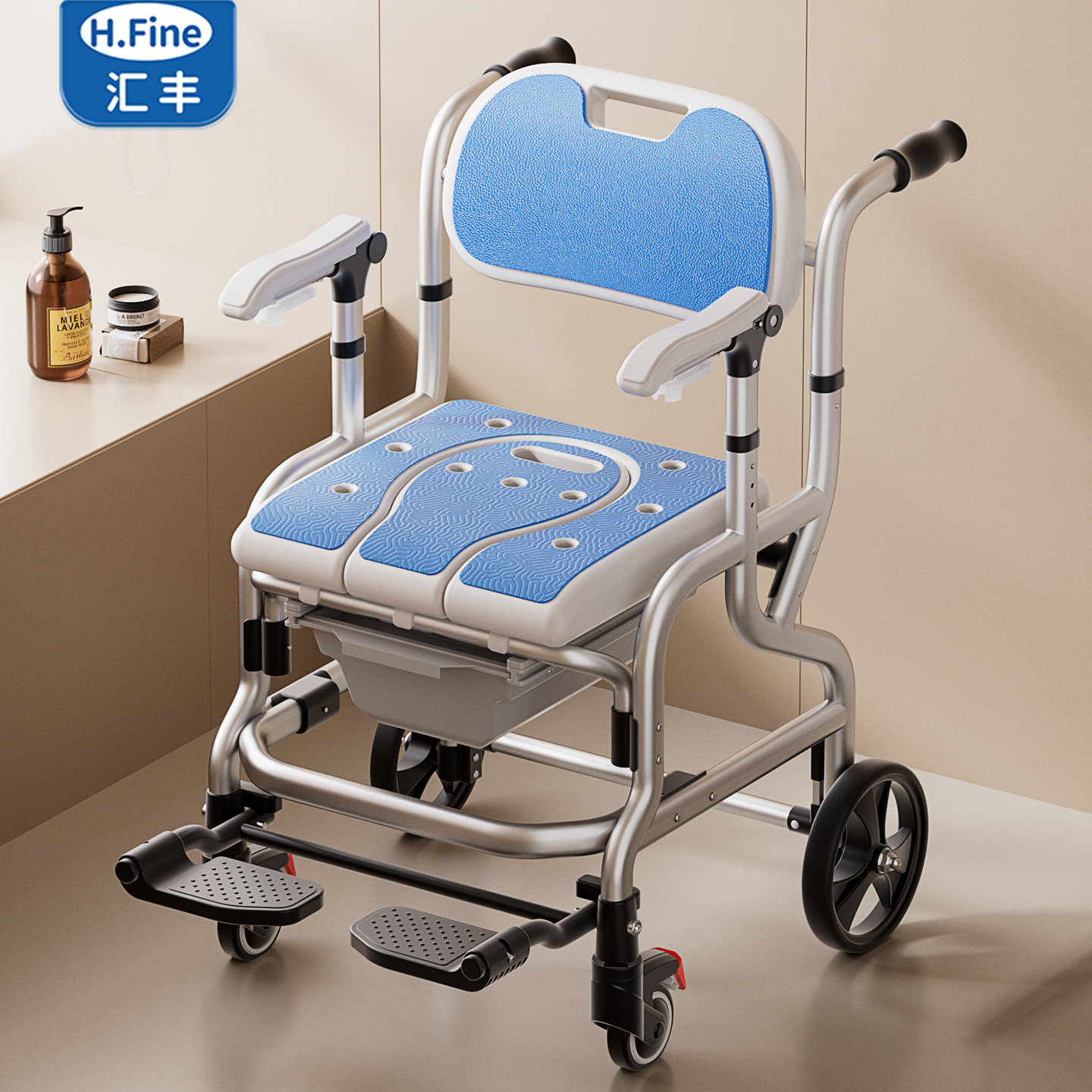 汇丰●多功能洗澡轮椅小户型可用