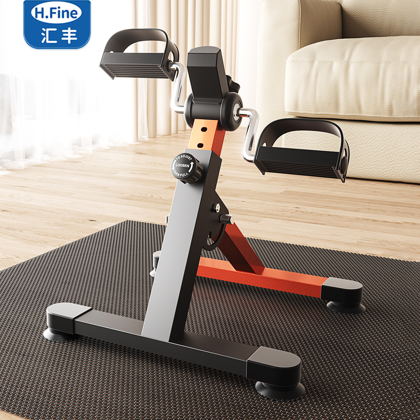 老人康复训练脚踏车中风偏瘫辅助康复机上下肢康复训练器材脚蹬车