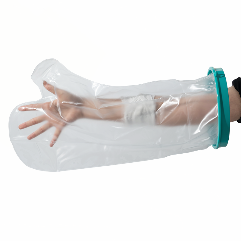 骨折洗澡防水套手术后picc伤口保护膝盖腿脚套手受伤石膏洗澡神器