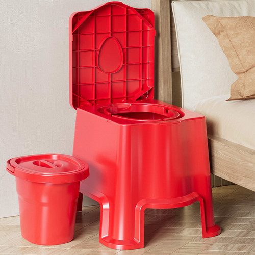 老人孕妇室内可移动马桶凳加厚