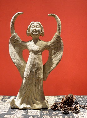 仿古风书房玄关文化人物装饰品