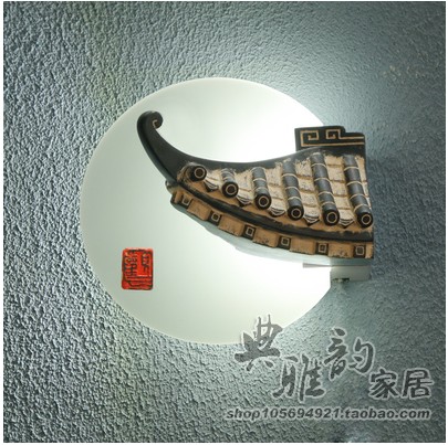 中式客厅床头过道走廊阳台壁灯