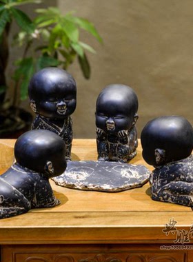 中式风茶楼古董客栈会所摆件