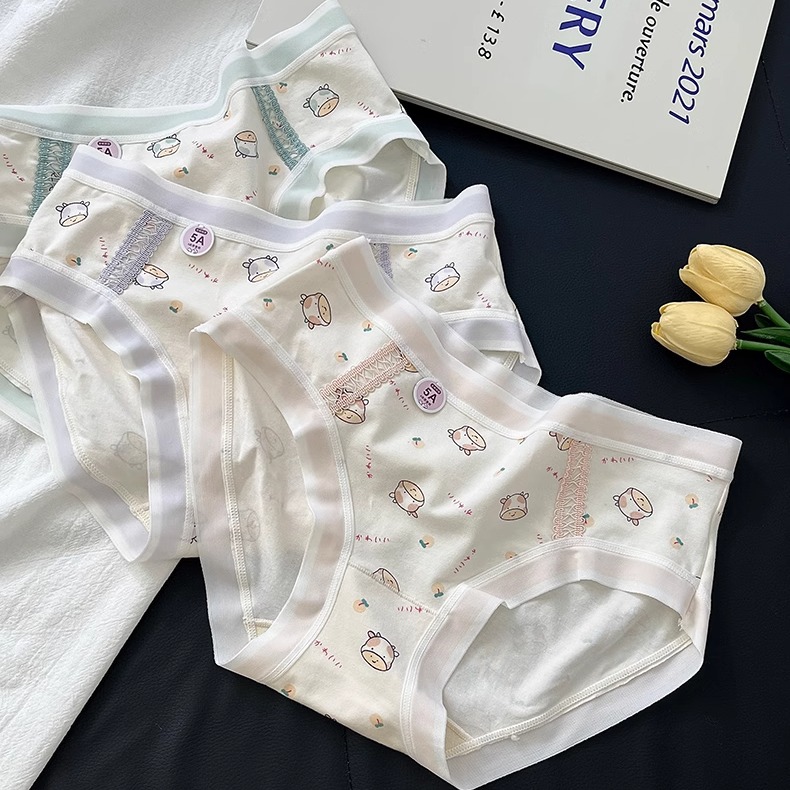 5A婴儿棉学生中腰舒适内裤