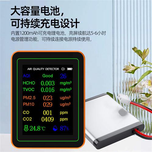 甲醛检测仪二氧化碳检测仪pm2.5