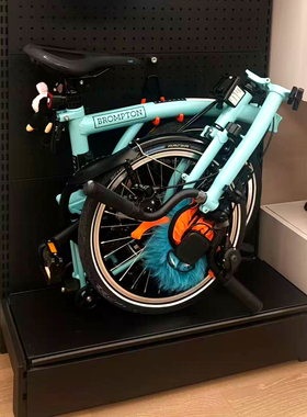 小布适用于Brompton洞洞板停车架收纳多功能悬停落地折叠自行车