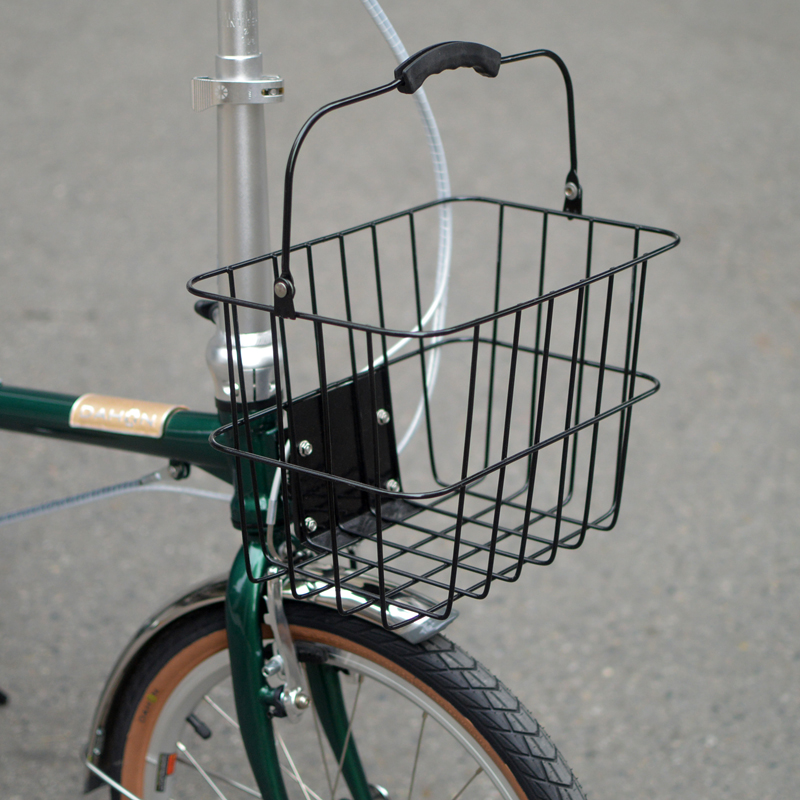 小布折叠自行车p8d7d10可拆卸车菜篮车筐篮子宠物蓝购物篮acline