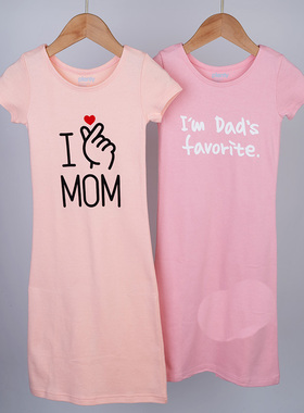 台湾原装进口女童夏款Plenty全棉可爱印花植绒连衣长裙舒适公主裙