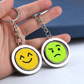 Mon3tr小表情吊牌心情挂件可定制双面旋转金属钥匙扣M3明日方舟