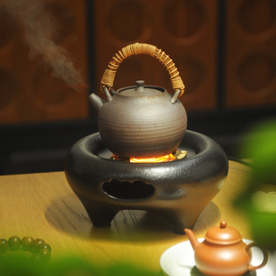 潮人茶事 釜型电热丝炉静音煮茶炉工夫茶砂铫电炉围炉电丝发热盘
