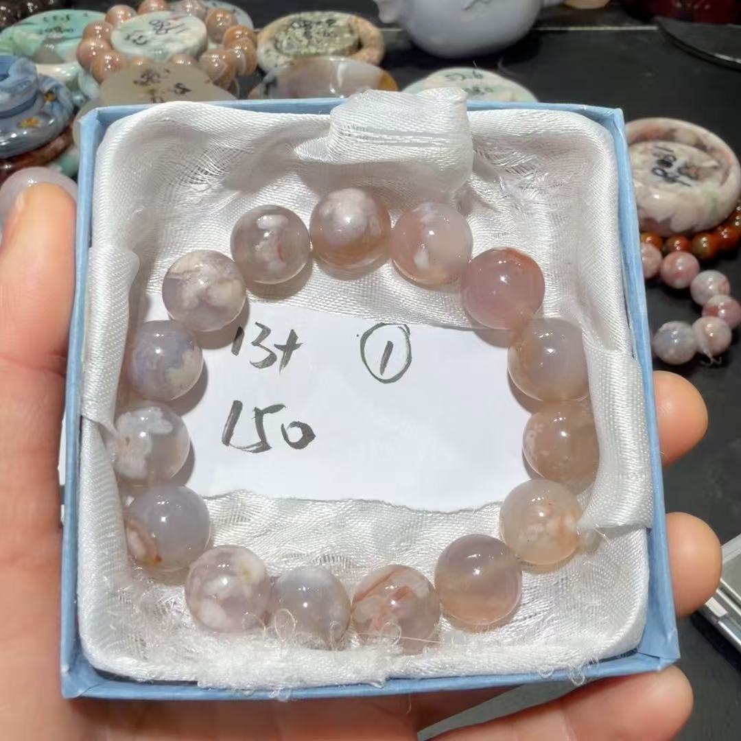 1112樱花玛瑙手串13