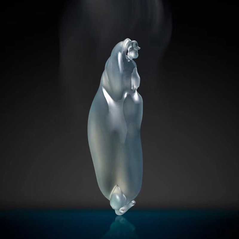 沁馨雅集老坑高冰种翡翠自在观音吊坠 无相观音【花开见佛】