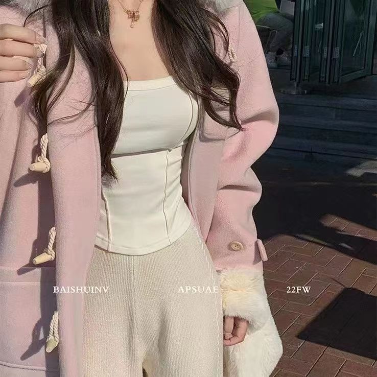 95%棉!鱼骨不规则方领长袖